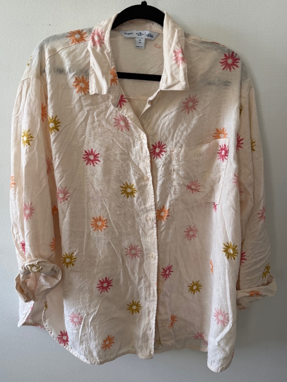 Old Navy Button Up Boyfriend Shirt